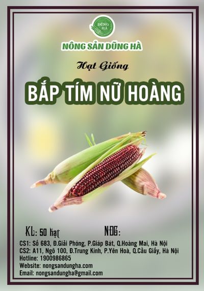 hat giong bap tim nu hoang