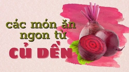 món ăn từ củ dền