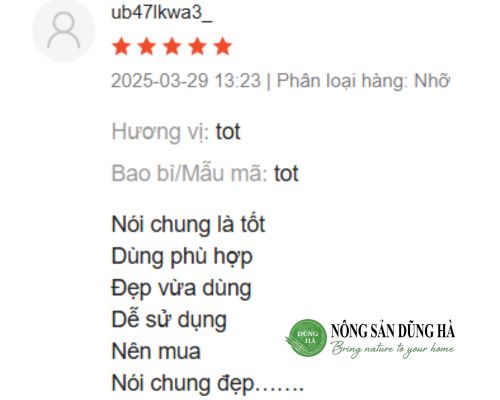 cam-nhan-khach-hang-mang-truc-yen-tu-nong-san-dung-ha