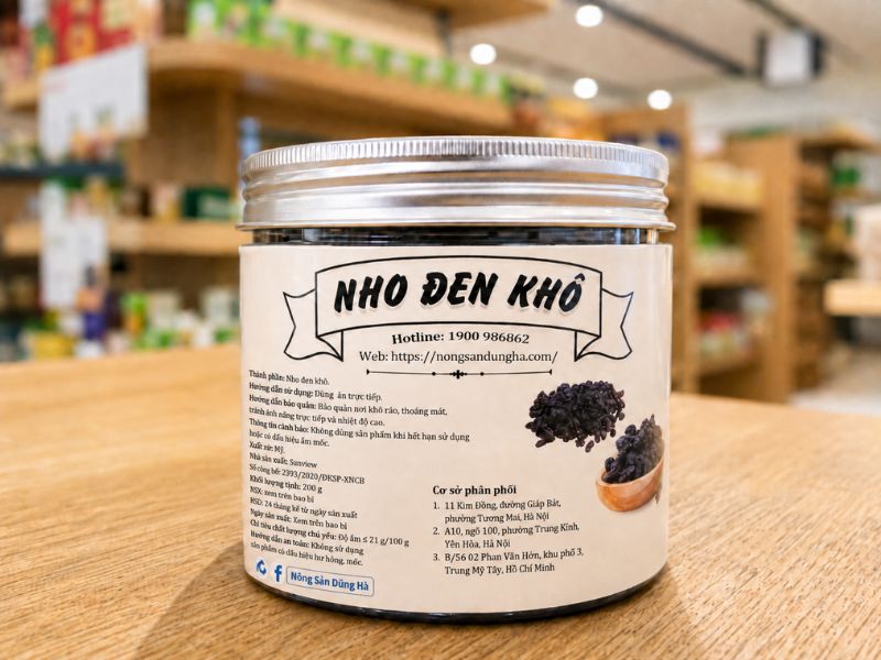 nho-den-kho-nong-san-dung-ha-chat-luong