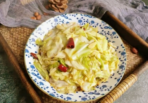 bắp cải xào