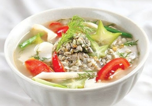 canh ngao nấu khế