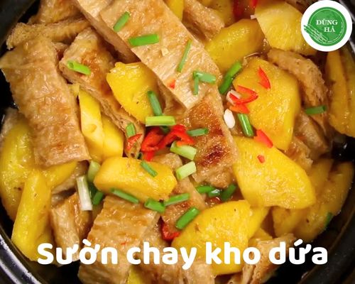 suon-chay-kho-dua