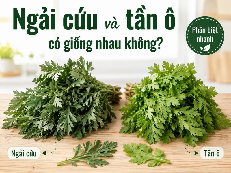 dap-an-ngai-cuu-va-tan-o-co-giong-nhau-khong